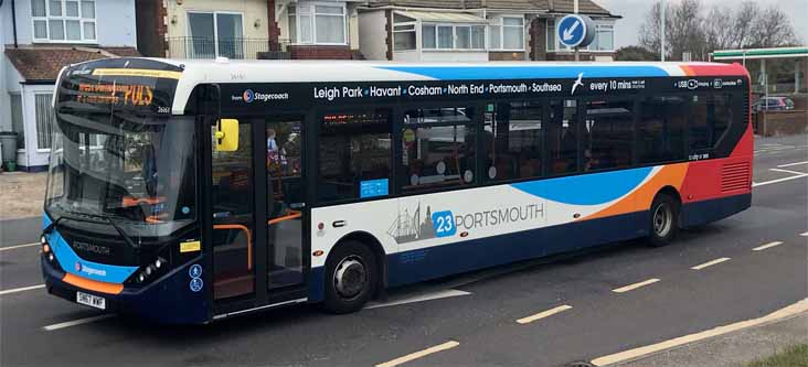 Stagecoach South Alexander Dennis Enviro200MMC 26161